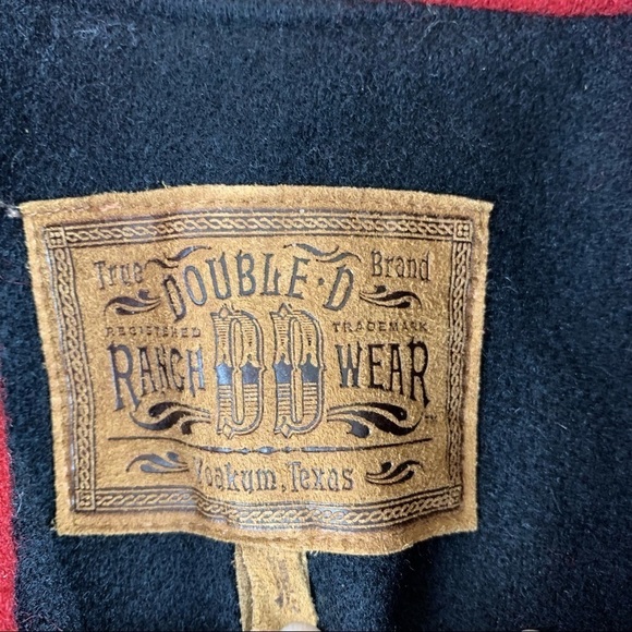 DOUBLE D Ranch Wear I Black Red I Embroidered I Blazer - Picture 4 of 14